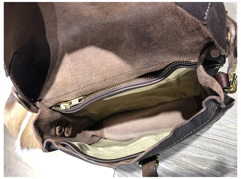 Natural soft genuine leather ladies messenger bag organizer fashion literary luxury real cowhide women daily party shoulder bag