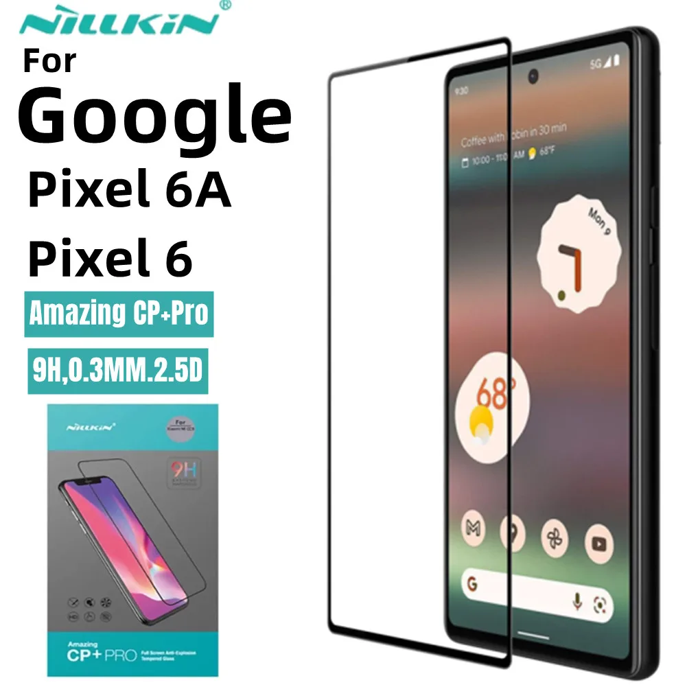 

NILLIN For Google Pixel 6A Glass Screen Protector CP+ Pro 2.5D HD Ultra-Thin Tempered Hard Glass For Google Pixel 6 Glass Film