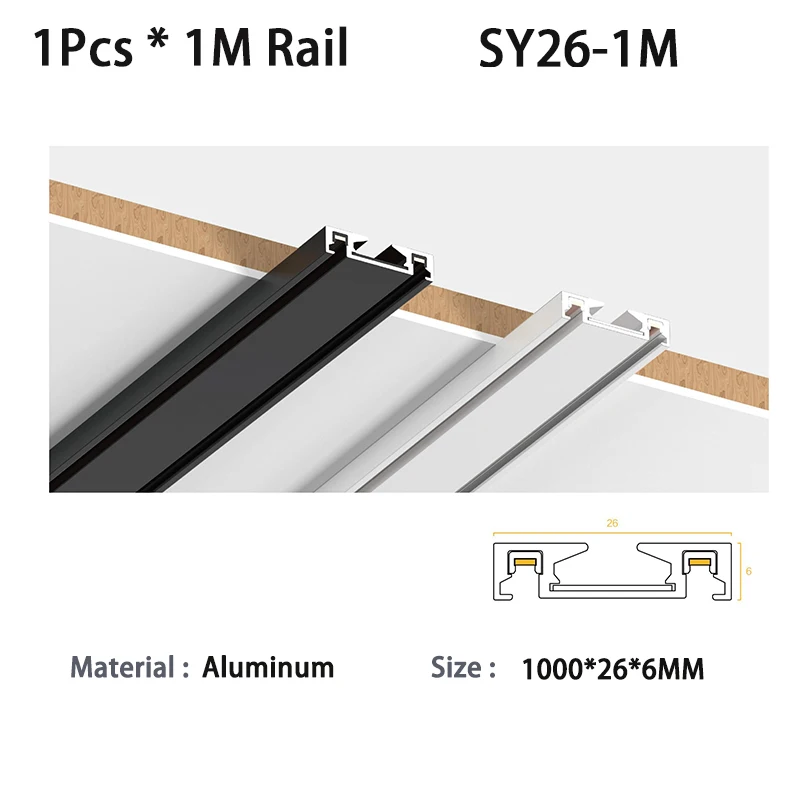 

Умный магнитный трековый светильник smvp Tuya Zigbee 6 мм черный/белый