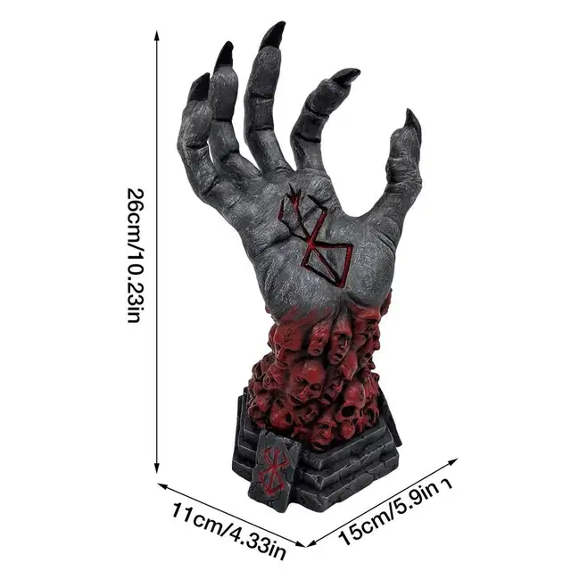 Berserk mano del signore Dio in resina 26cm 3