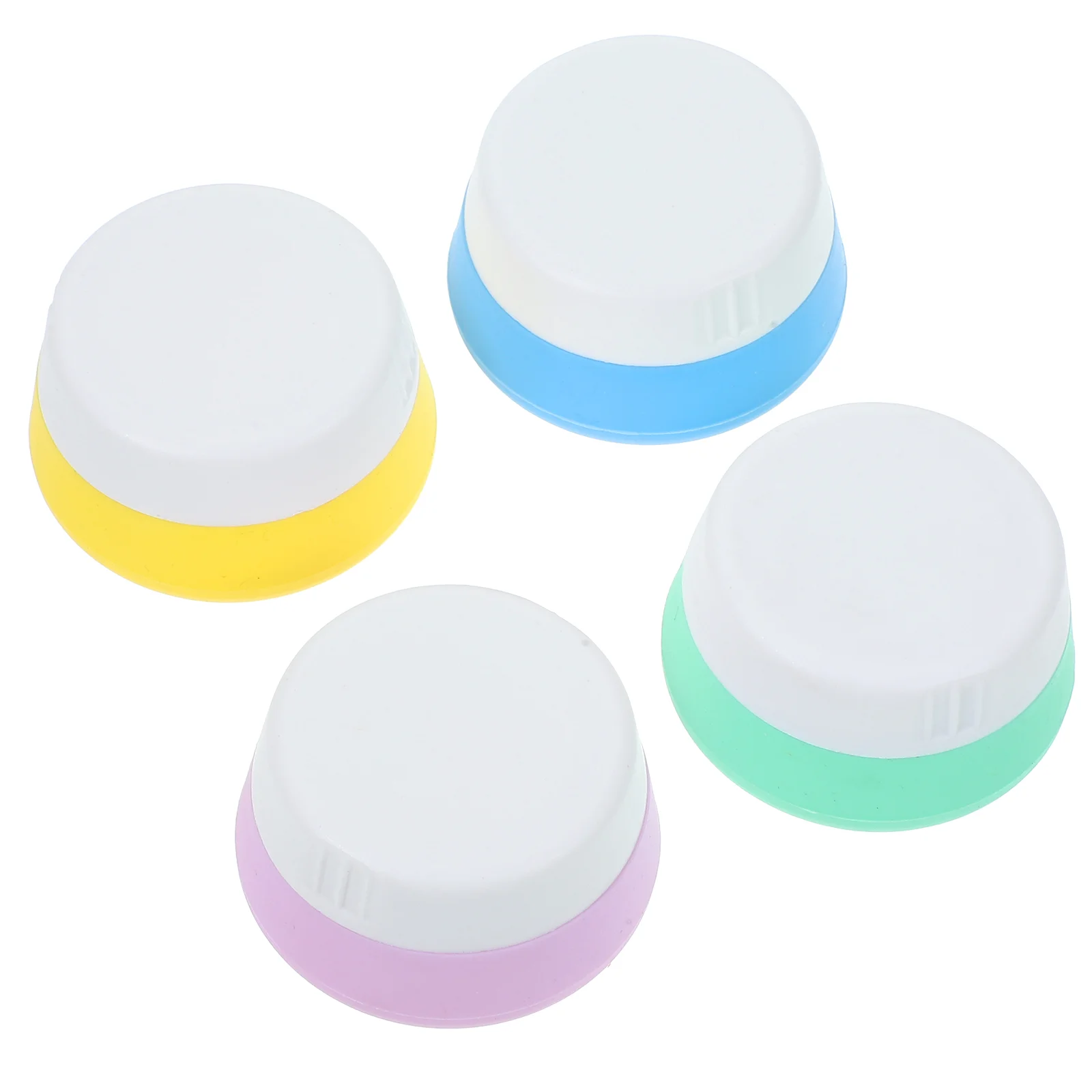 

4pcs Travel Containers Silicone Cream Jars Leak-proof Cream Containers Travel Small Containers