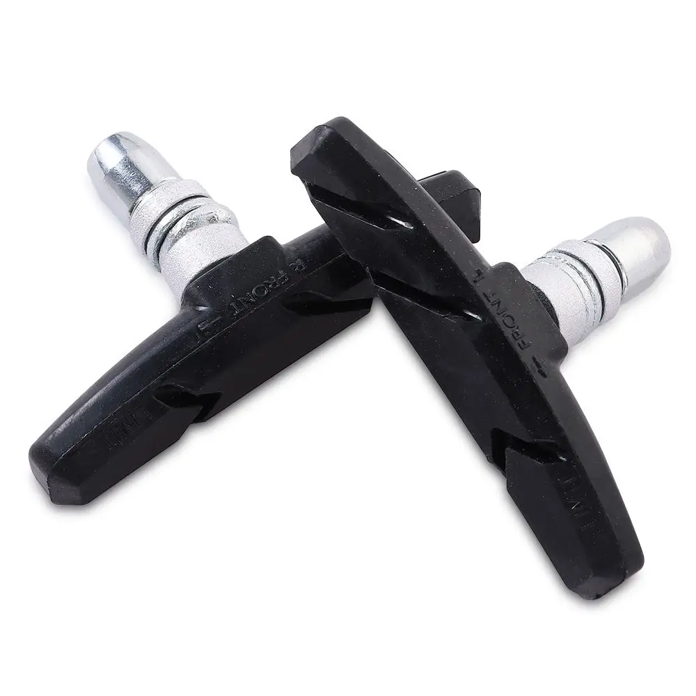 

One Pair Mountain Road Mute Bike Brake pads MTB Bicycle Braking V-Brake Holder Shoes Rubber Blocks Durable Cycling Accessories