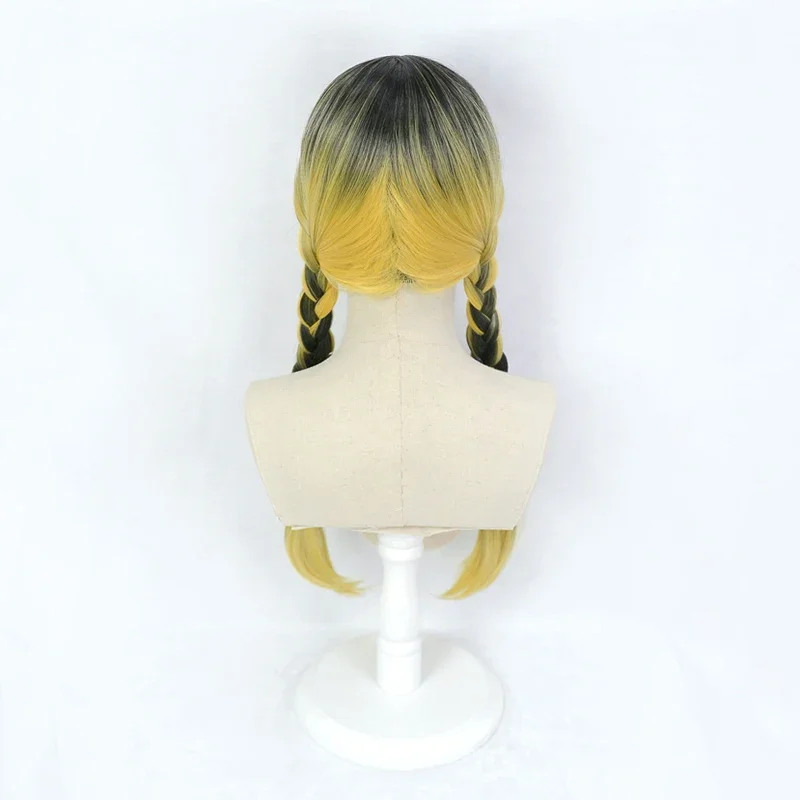 Токио Мстители Haitani Ran Braids Длинный парик Косплей Костюм Термостойкие