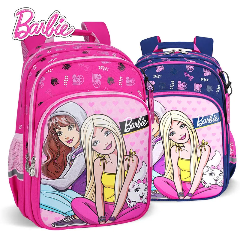 Barbie Princess School Bag Girls' Child Backpack Cute Backpack Kids Backpack Girls Kids Bags Birthday Gifts Fashion Princess