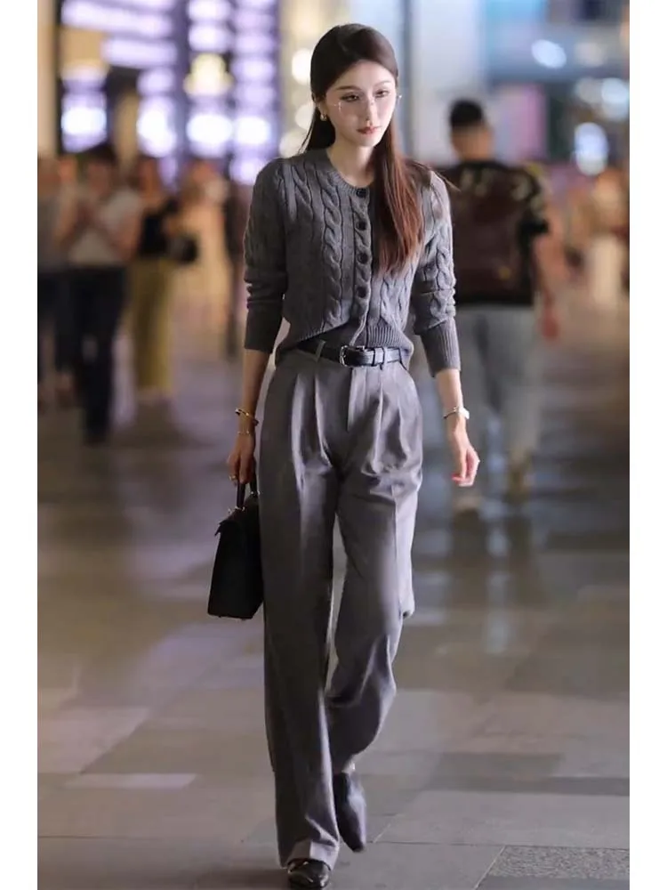 Одежда для ранней осени полный комплект система соли жареная уличная мода