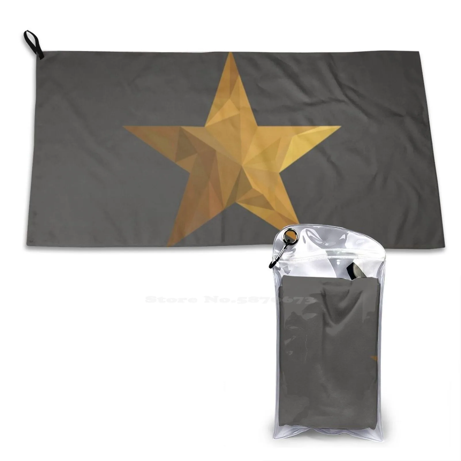 Sport Soft Towel Jefferson Gold Colors Full Star Aaron Burr Alexander Lin Manuel Miranda