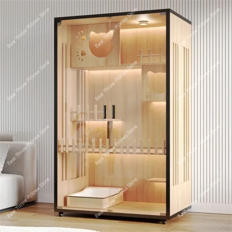 Водонепроницаемая клетка для кошек домашний наполнитель дома роскошный