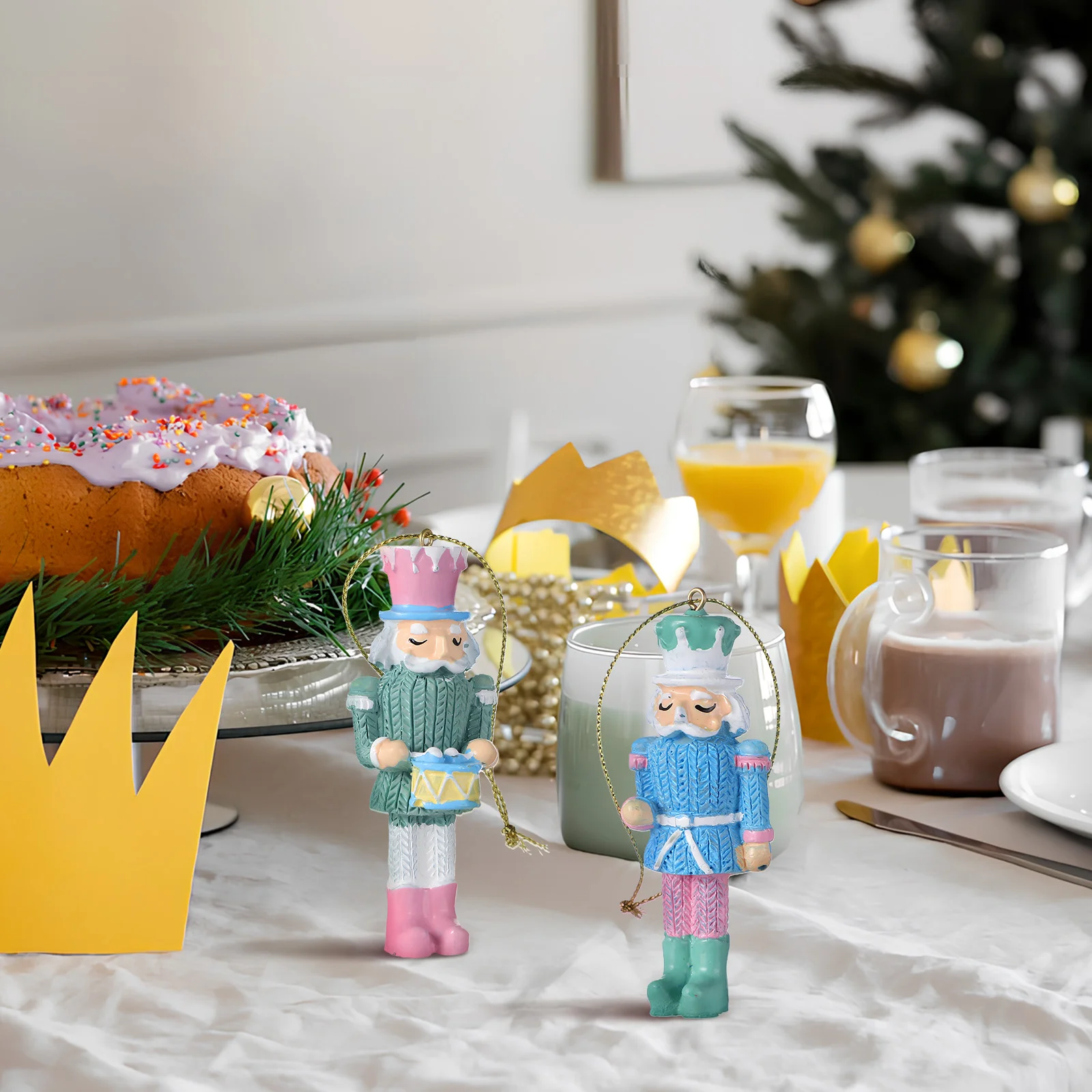 8 шт. классический ретро сказочный цветной кулон Щелкунчик настольный декор для