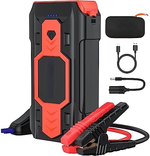 

Jump Starter 2500A Car Jump Starter (up to 8.0L Gas/8L Diesel Engines) 12V Car Booster Pack with USB Quick Charge 3.0 and 4 LED
