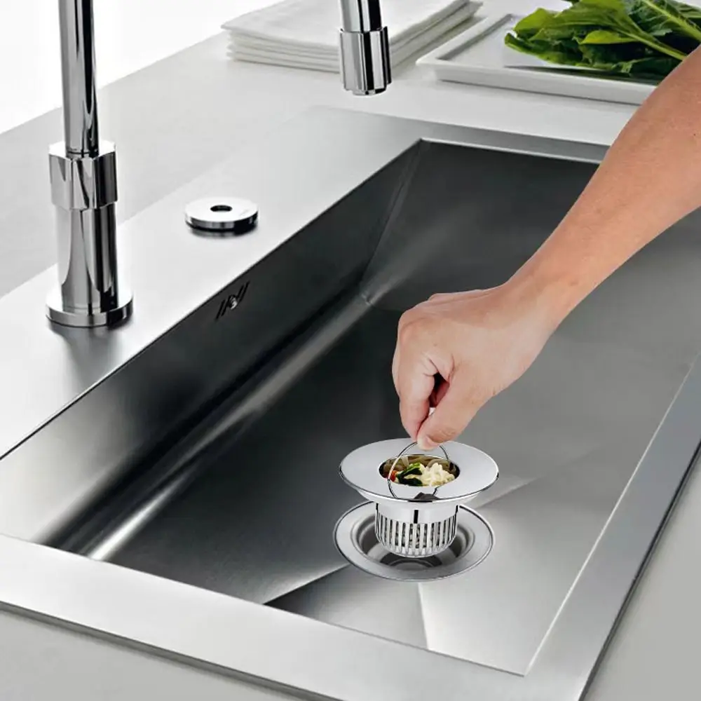 

Kitchen Tool Home Stuff Cover Cleaning Mesh Water Sink Plug Colander Plug Filter Basket Sink Strainer Food Hair Stopper