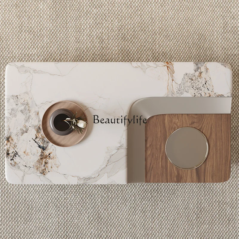 Новый журнальный столик из микрокристаллического камня для гостиной небольшой