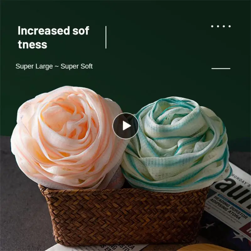 

Bath Flower Bath Ball Atmosphere Tools Foam Exfoliation Fashion Lanyard Decontamination Household Cleaning Wipe Fast Bathroom