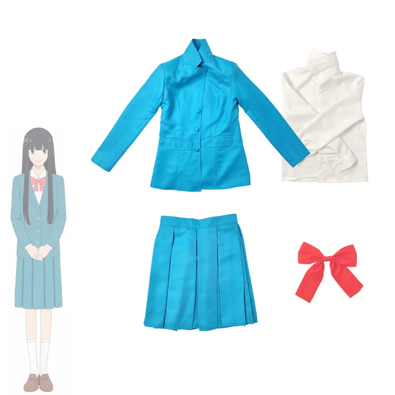 Фото XQAnime Kimi Ni Todoke: From Me To You Kuronuma Sawako Косплей Костюм Япония и Южная Корея JK Школьная форма Парик Женщина Милый Су №5