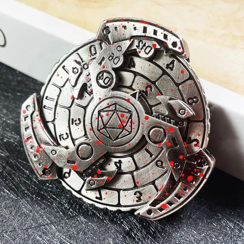 Механические вращающиеся кости для рулетки дракон подземелий и драконов ролевые