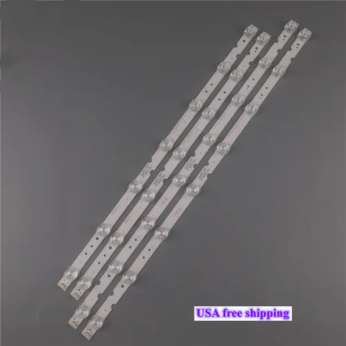 

4 PCS/set LED Strips for TCL 55L680 D55A730U D55A360 55F6 55D6 55HR330M08A2 V2 led tv bar