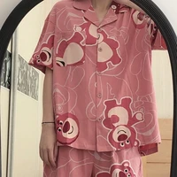 xej pijama kawaii home clothes for women pajamas woman summer suit with shorts homewear nightie pyjamas women sleepwear women