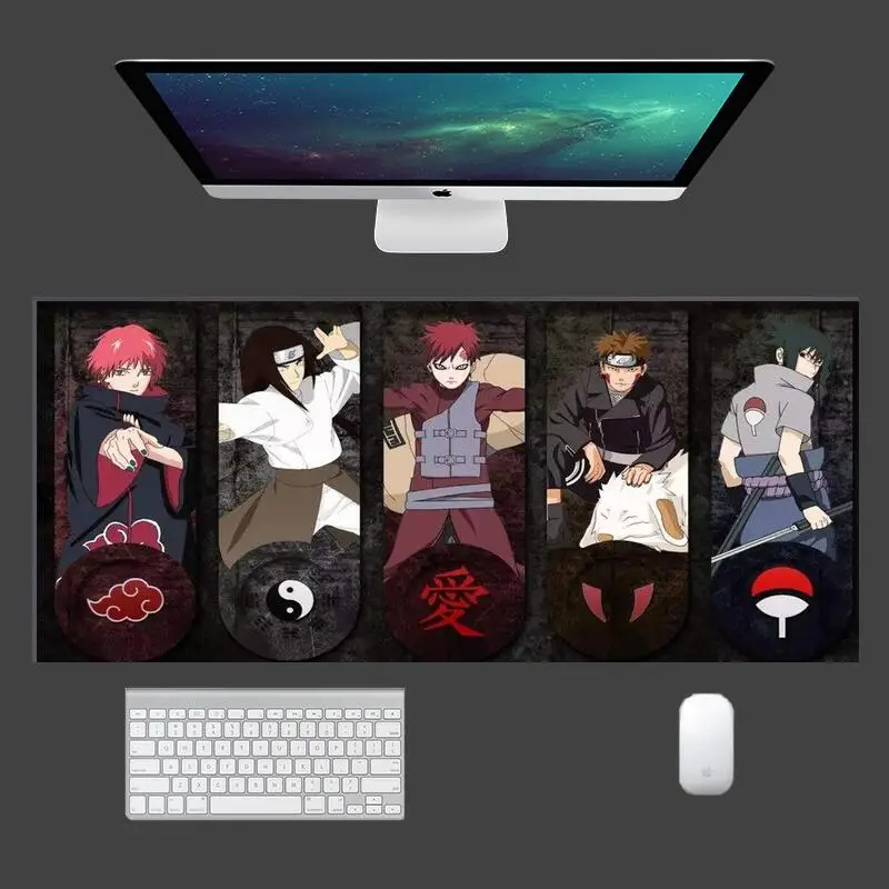 

Naruto gaming Mouse pad pc mats computer mouse mat mousepad rgb gamer accessories mouse pad xxl pads anime mausepad