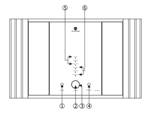 AD-1PA+ Hi-Fi чистый усилитель высокой мощности высококачественный 2-канальный