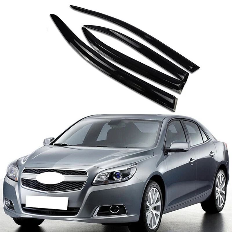 

For Chevrolet Malibu 2012 2013 2014 2016 Car Window Visor Rain Sun Smoke Guard Deflector Vent Shade Awning Shelter Raincoat