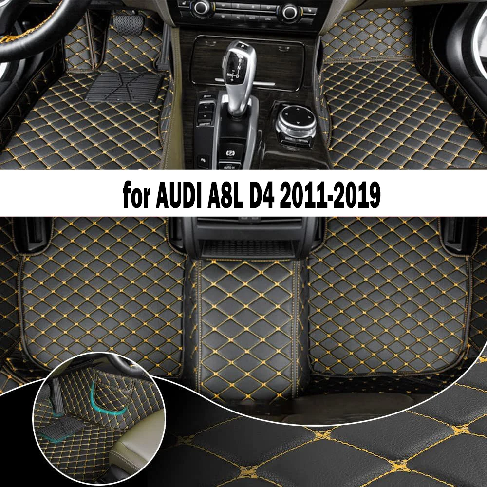 

Автомобильный напольный коврик для AUDI A8L D4 2011-2019, обновленная версия, аксессуары для ног, ковры