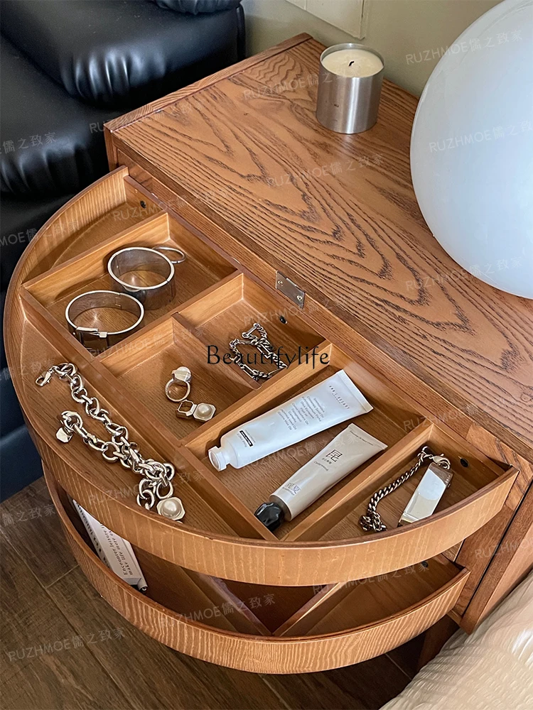 Zhonggu ротанговый прикроватный столик многофункциональный вращающийся боковой