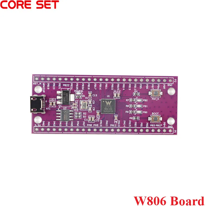 W806 W801 W800 макетная плата микроконтроллер 32-разрядный SOC IoT MCU стандартная