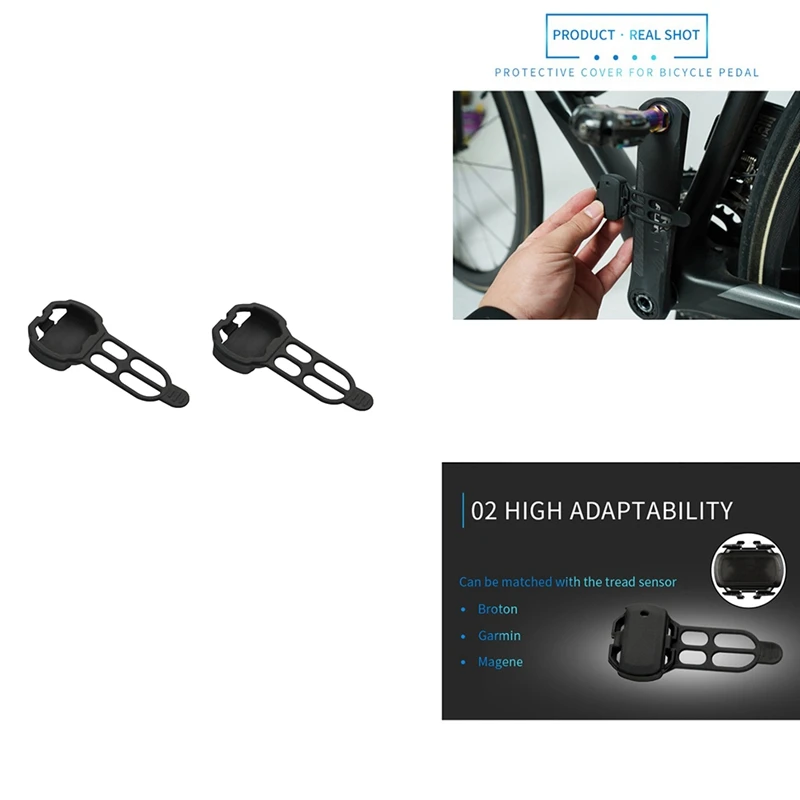 

Bike Gel Skin Protective Case For Garmin Cadence Sensor, Bryton, Magene Computer Sensor Black Cover