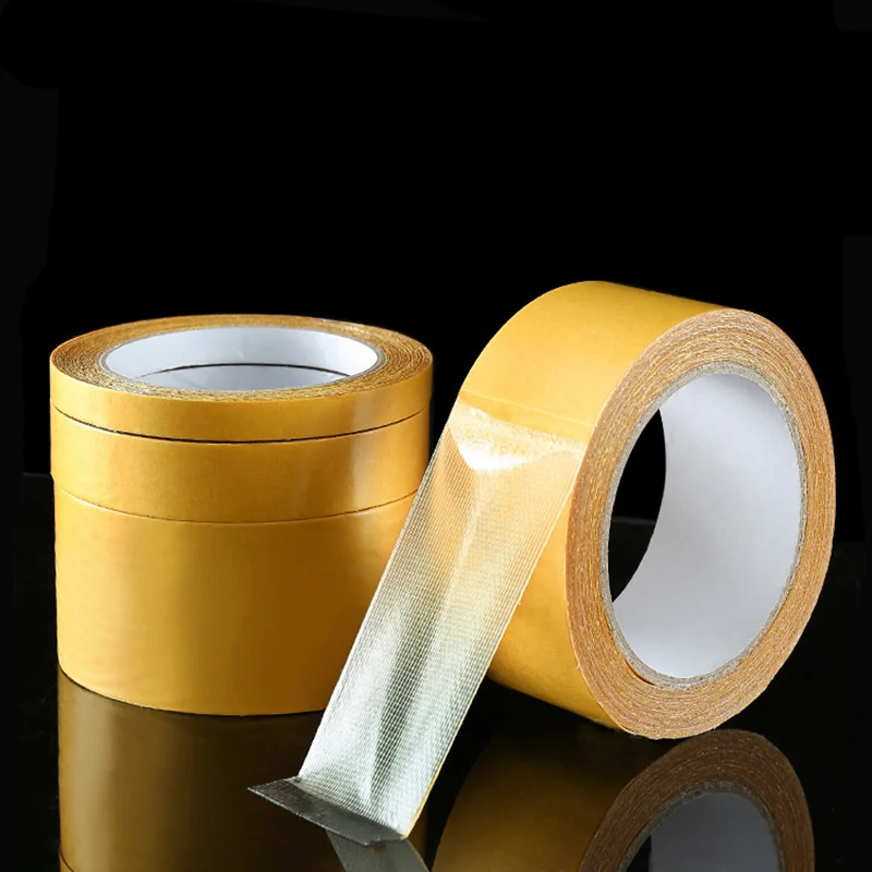 

1Roll 10M/20M Double Sided Tape High Viscosity Grid Fiber Transparent Double Sided Tape Sticky Adhesive Fiber Mesh Tape