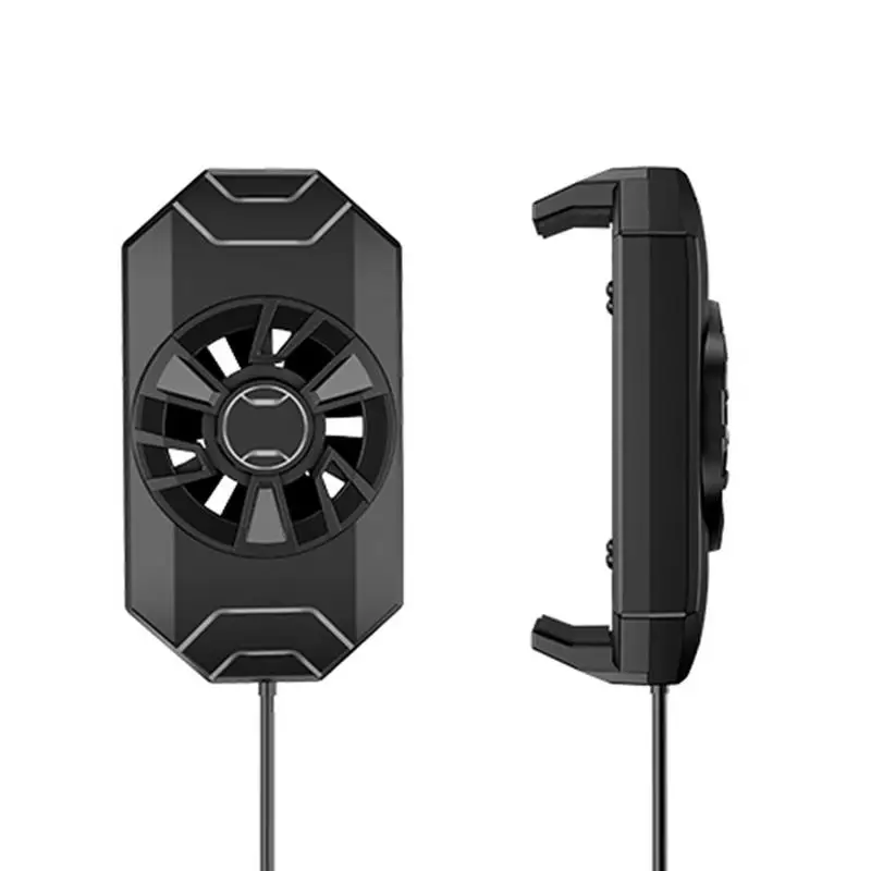 

Mobile Phone Cooler Fan Cellphone Radiator USB Charging Cooler For Gaming Smart Phone Cooler USB Charging Compatible With 80mm/3