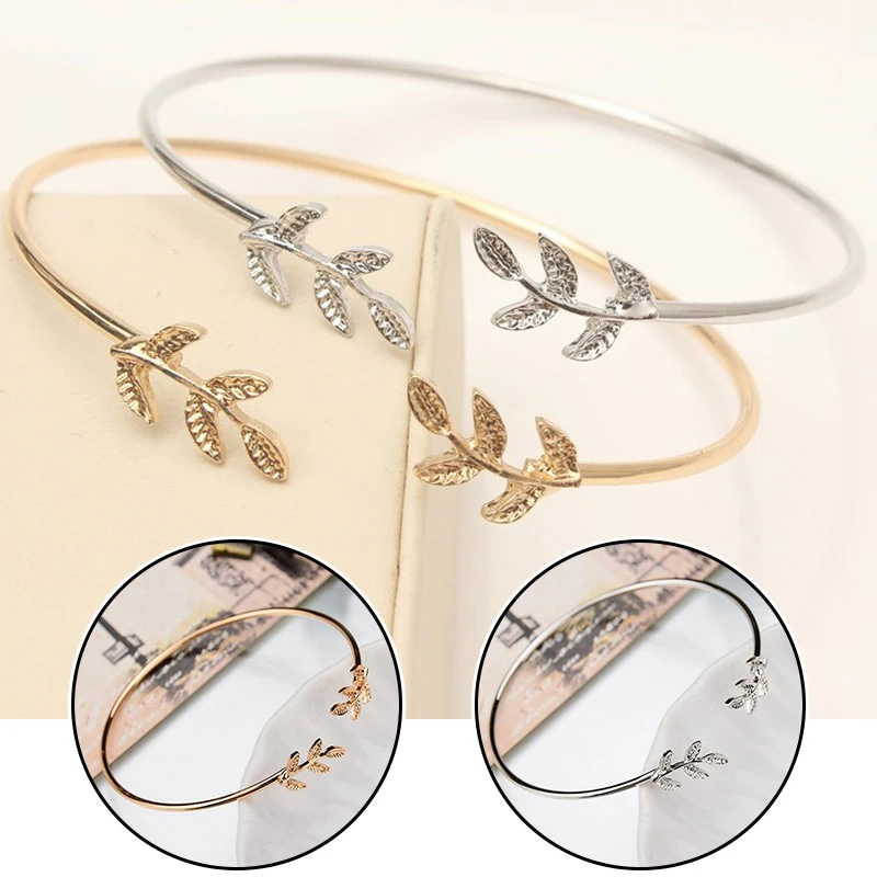 

1PC High Quality Leaf Bracelet Jewelry Accessories Gift Infinity Elegant Fashion Charming