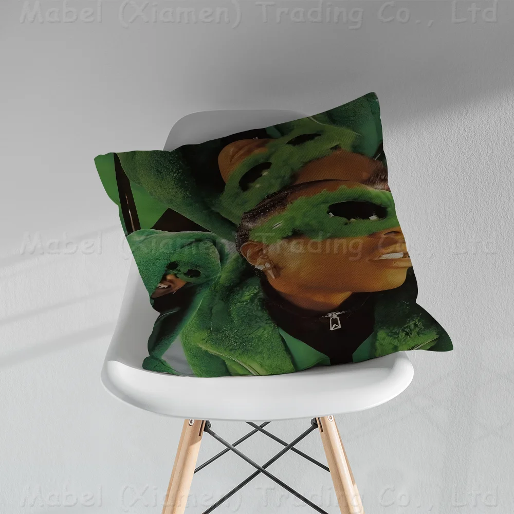 Music Album Star Asap Rocky Hip Hop Pillow Cover Design Cushion Decor Holiday Decorati