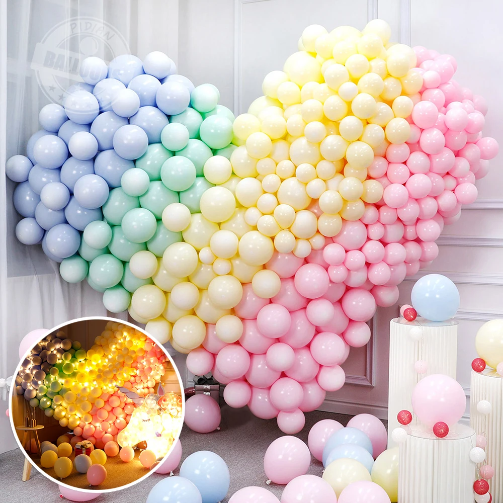 

20//40/60pcs 5/10/12inch Macaron Latex Balloons Pastel Candy Balloon Christmas Wedding Birthday Party Decor Baby Shower Globos