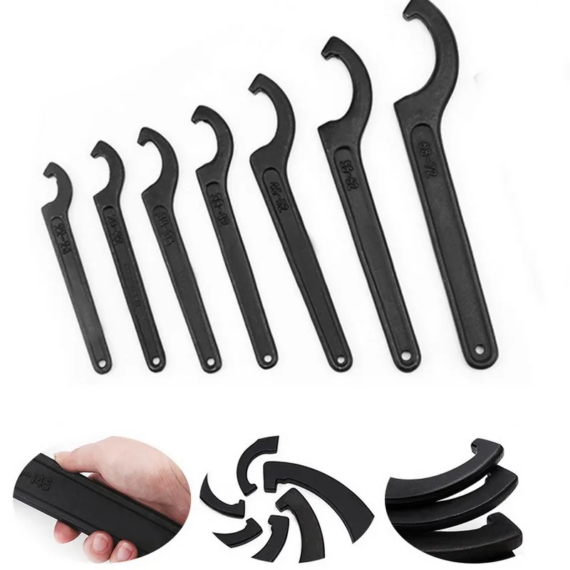 

Adjustable C Hook Spanner Wrench For Tighten Side Slot Nuts On Collars
