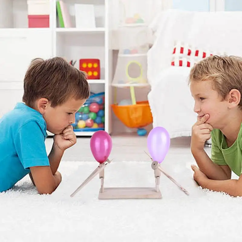 Деревянный истребитель с головой воздушного шара фотоигра для захватывающих