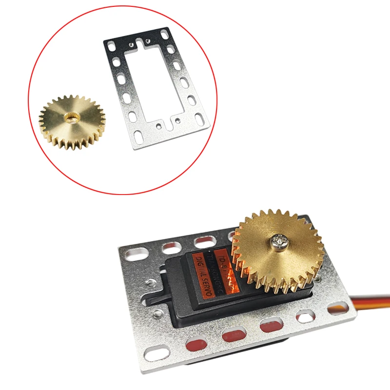 1 комплект кронштейн сервопривода из алюминиевого сплава толщина 0 8 мм 30 т