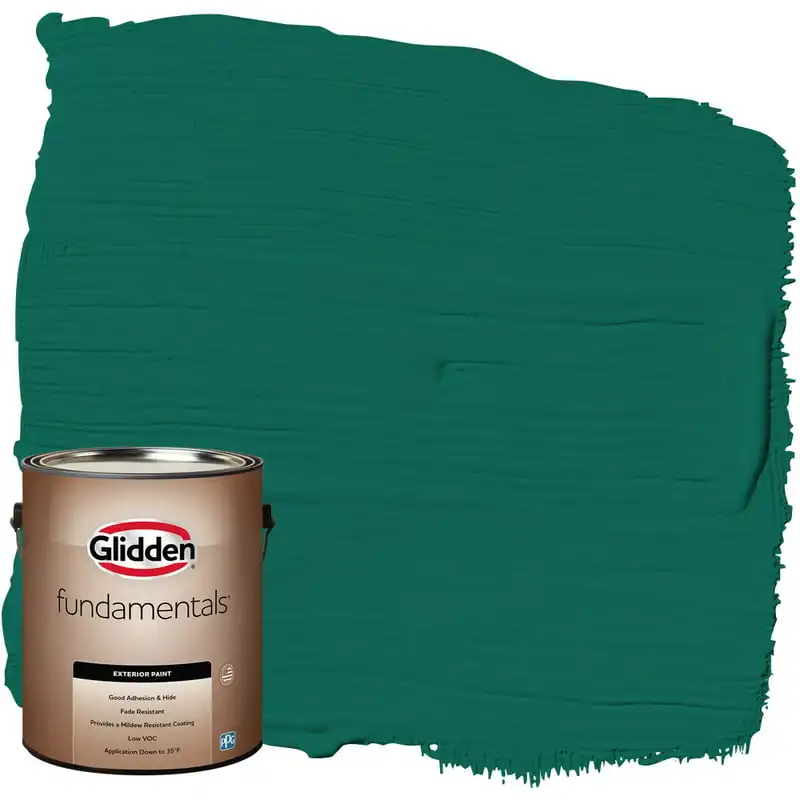 

Exterior Paint Deep Veridian, Flat, 1 Gallon