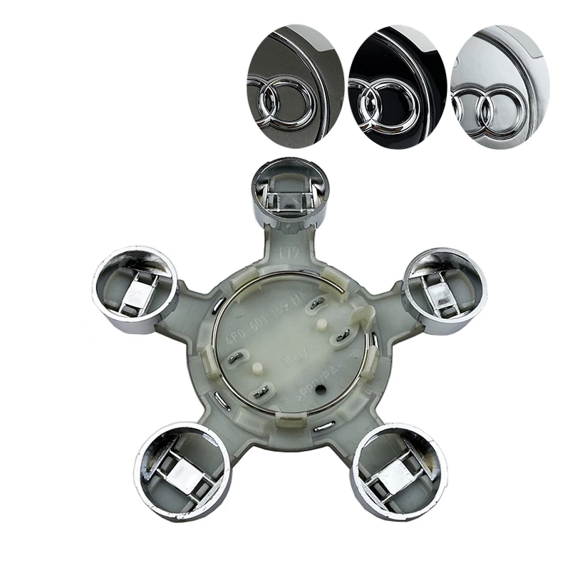 

4pcs 135mm Car Styling Wheel Center Cap Hub Covers Badge 4F0601165 4F0601165N For Audi A3 A4 A5 A6 A7 A8 S4 S6 Accessories