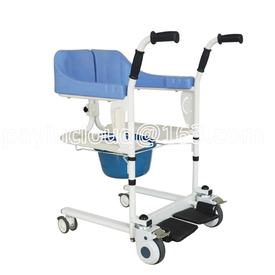 

Wheelchair with Toilet Transfer Hospital Nursing Elderly and Disabled Adjustable Bath Chair