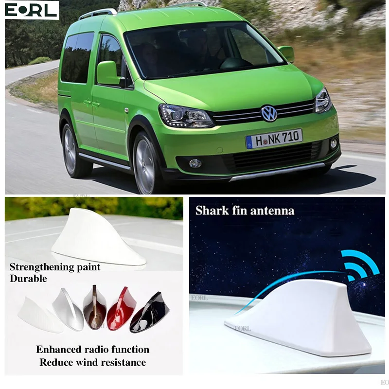 

For VW Caddy 2K 2003-2014 Shark Fin Antenna FM Signal Super Aerials Amplifier Waterproof Signal Amplifier FM/AM Radio Aerials