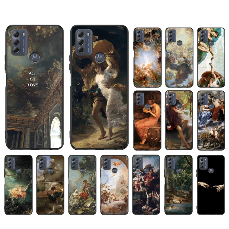 

Renaissance art Painting Phone Case for Motorola Moto G9 Plus G7 G8 Play G7 Power G100 G20 G60 One Action Macro
