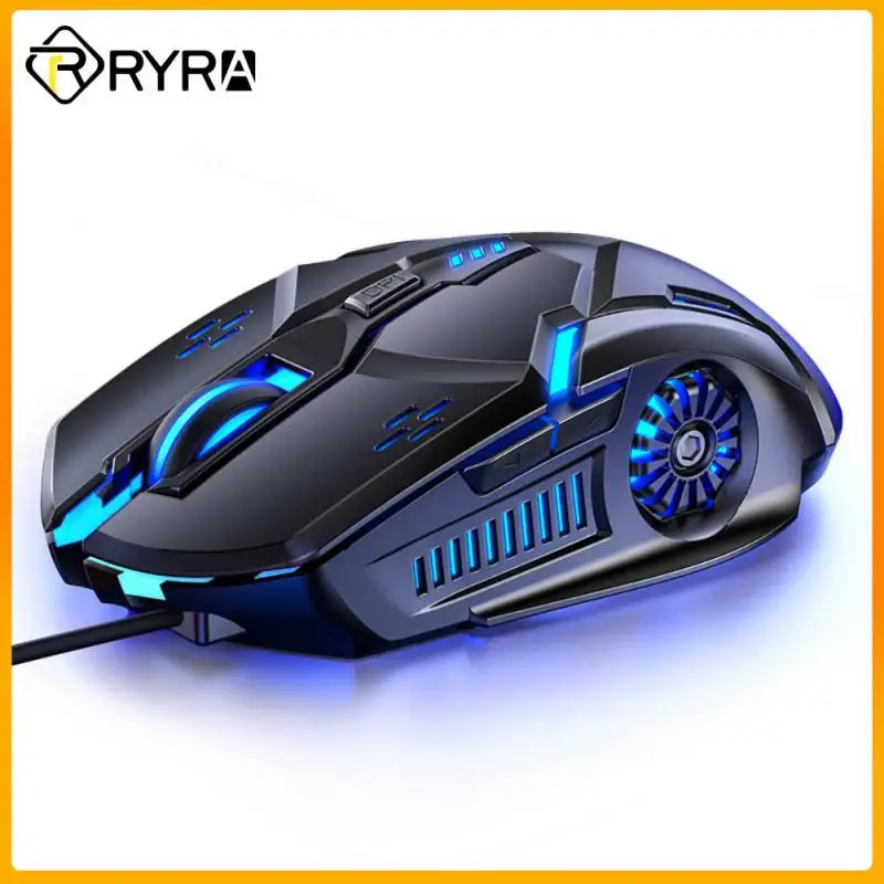 

Мышь Компьютерная RYRA G5 Механическая Проводная Бесшумная с подсветкой, USB