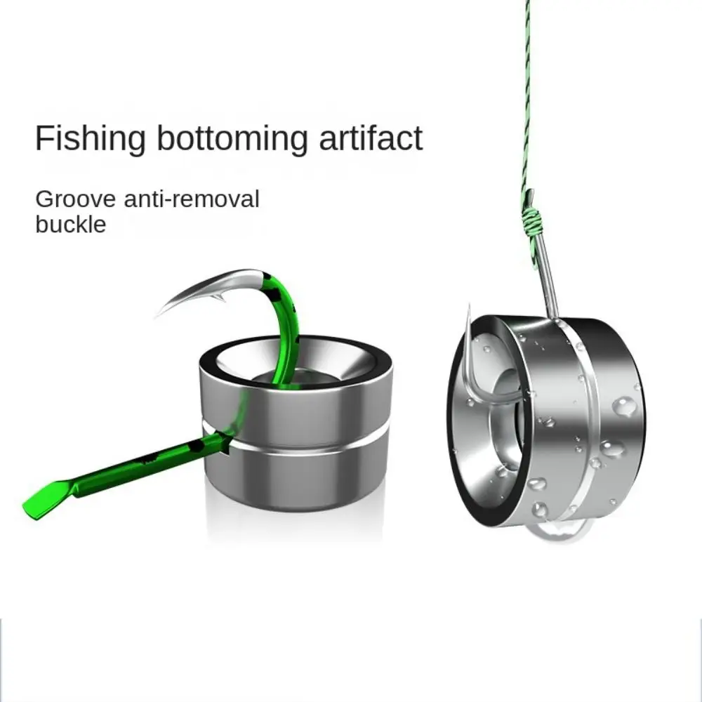 Salvage Magnet Fishing Bottom Rigs Rapid Sinking Anti-slip Magnetic Tracker Saltwater Environment Stainless