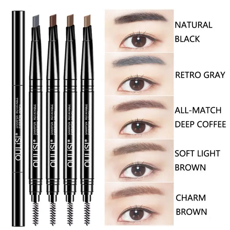 

Double Head Eyebrow Pen Waterproof Sweatproof Natural Long Lasting Not Easy to Decolorize With Brush Eyes Makeup Cosmetics New