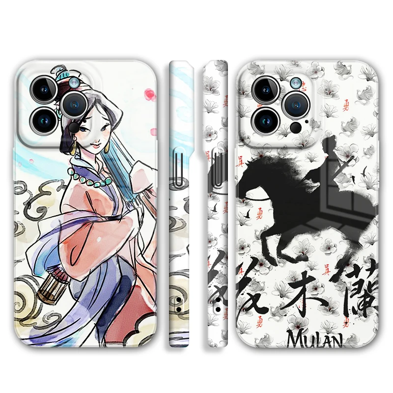 

Movie Mulan Girl For iPhone 14 13 12 Mini 11 XS Pro Max X XR 8 7 6 Plus SE 2020 Feilin Phone Case Hard Cover