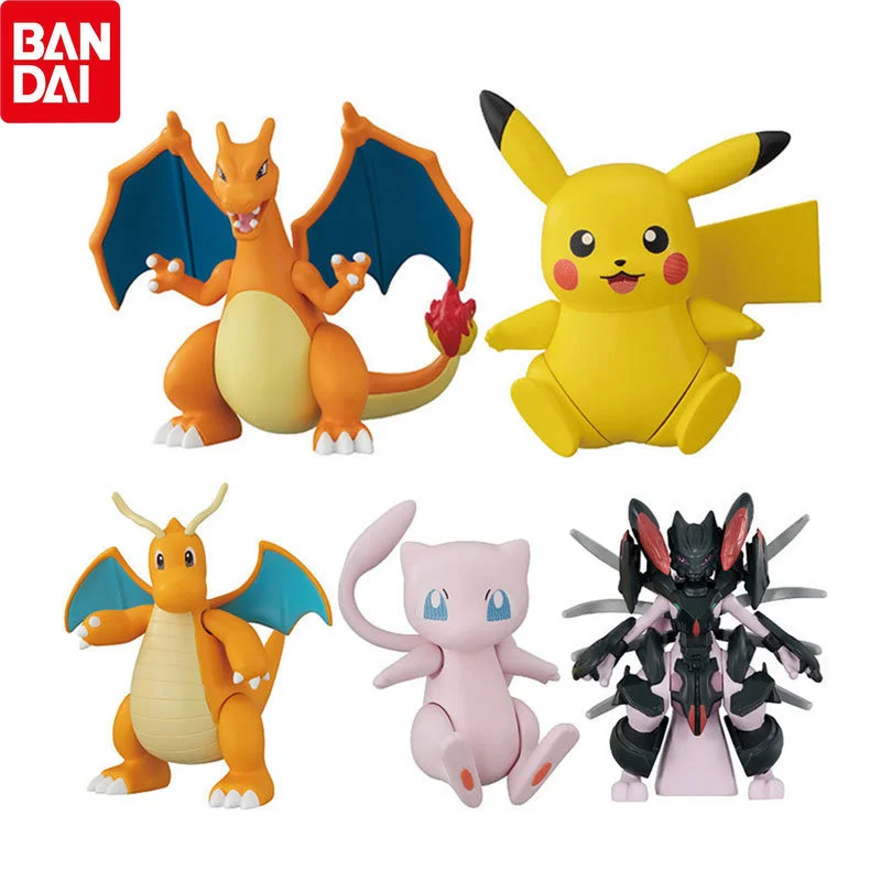 

BANDAI Anime Pokemon Pikachu Charizard Mew Gashapon Action Figures Model Trinket Genuine Anime Figures Collection Gifts Toys