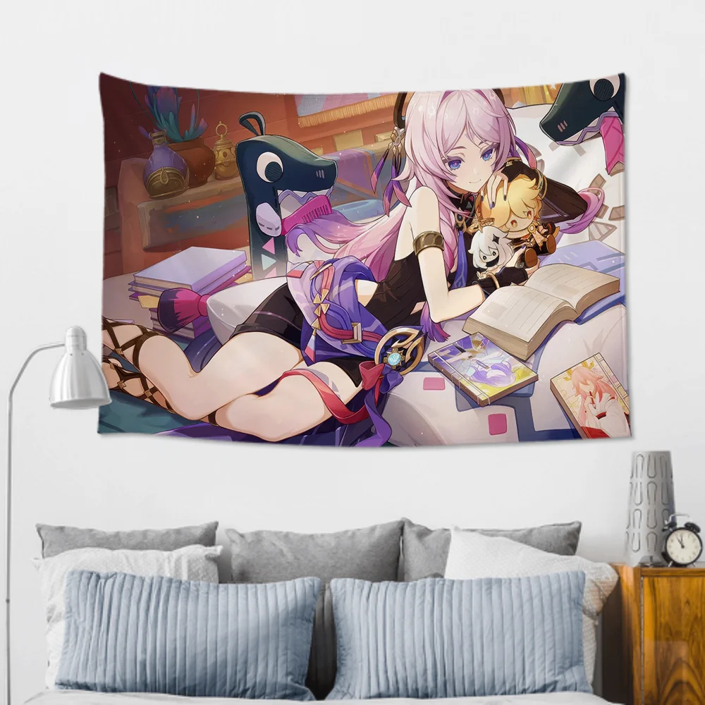 

Genshin Impact гобелен из полиэстера/хлопка