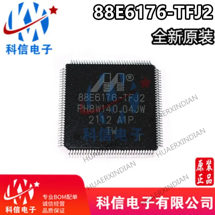 

5 шт./лот новый оригинальный 88E6176-A1-TFJ2I000 88E6176-TFJ2 QFP