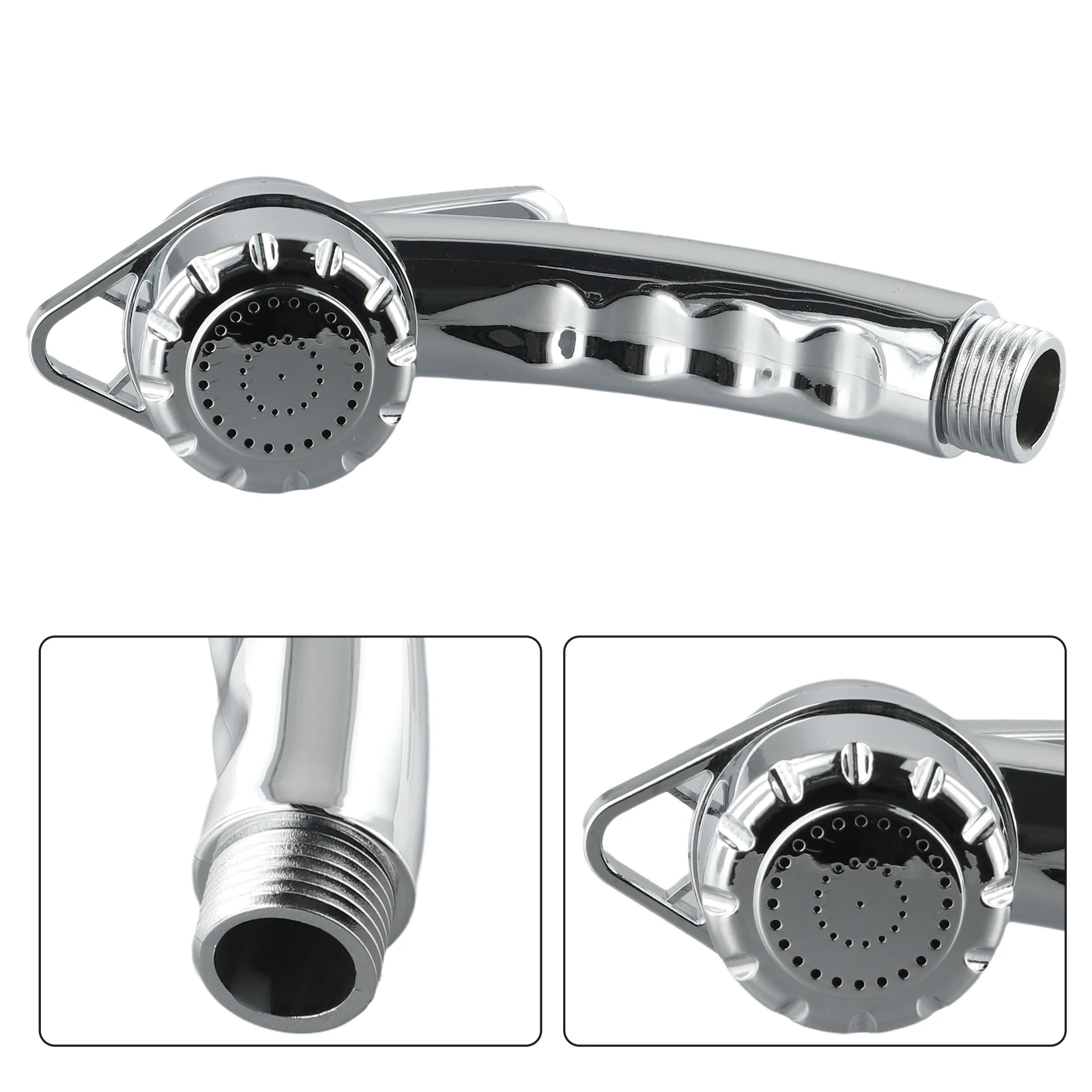 

Shower Head Bidet Plastic Silver 1 Pc 1/2'' Connection 14.5cm Dimensions Chrome For Large Vehicles High Quality