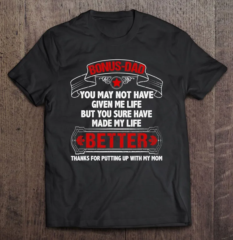 

Бонусный папа улучшил мою жизнь, спасибо, надпись с мамой, футболка, футболки для спортзала, футболка из аниме, Спортивные Женские базовые бл...