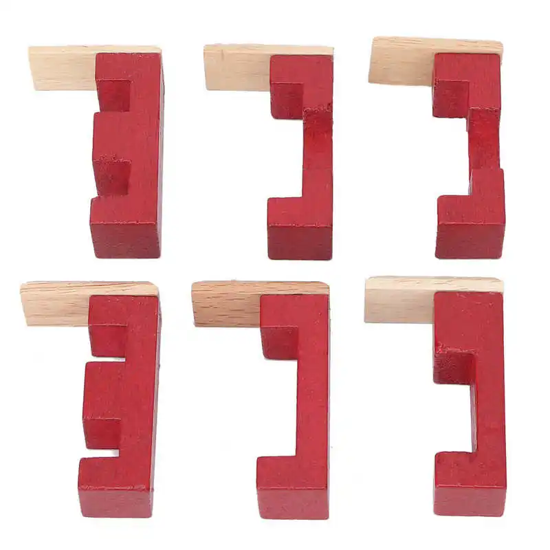 Деревянная игрушка-пазл с блокировкой деревянная игрушка-разблокировка